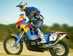 Chris Blais Mug shot in Tunisia Africa racing the 2005 Optic 2000 Rally.  Free Wallpaper